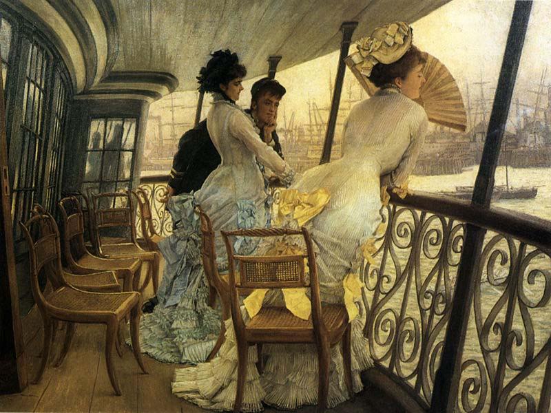 James Tissot The Gallery of H.M.S. oil painting image
